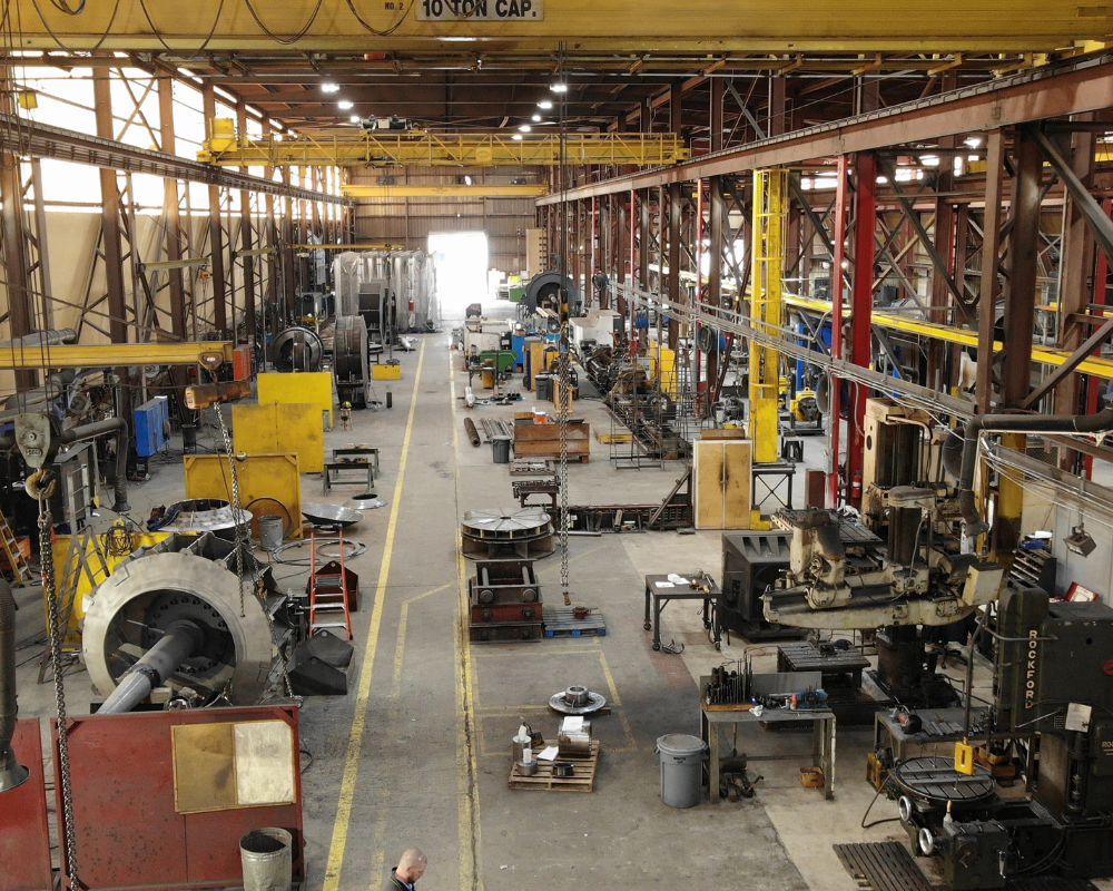 aerial shot of the ProcessBarron facility